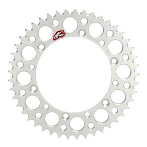 RENTHAL RE112U52046GESI RENTHAL SPROCKET REAR SIL 46T ALLOY 7075 T6 GROOVED