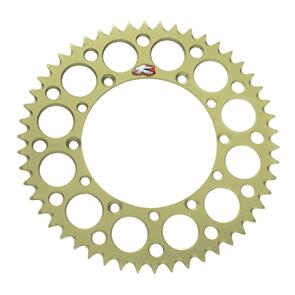 RENTHAL RE112U52049GEHA RENTHAL SPROCKET REAR HARD ANODISED 49T ALLOY 7075 T6 GROOVD