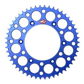 RENTHAL RE121U42047GBBU RENTHAL SPROCKET REAR BLU 47T ALLOY 7075 T6 GROOVED