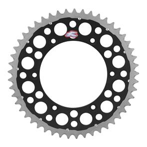 RENTHAL RE123052049GPBK RENTHAL SPROCKET TWINRING BLK 49T BI-METAL GROOVED PKD