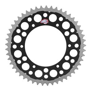 RENTHAL RE123052050GPBK RENTHAL SPROCKET TWINRING BLK 50T BI-METAL GROOVED PKD