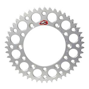 RENTHAL RE123U52046GYSI RENTHAL SPROCKET REAR SIL 46T ALLOY 7075 T6 GROOVED SUZ