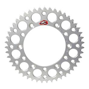 RENTHAL RE123U52046S RENTHAL SPROCKET REAR SIL 46T ALLOY 7075 T6 GROOVED SUZ