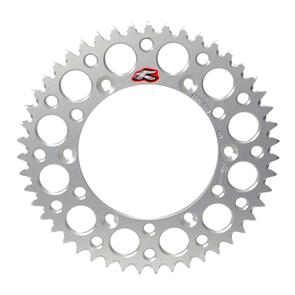 RENTHAL RE123U52047GYSI RENTHAL SPROCKET REAR SIL 47T ALLOY 7075 T6 GROOVED SUZ