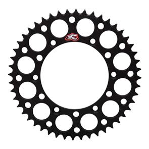 RENTHAL RE123U52048GYBK RENTHAL SPROCKET REAR BLK 48T ALLOY 7075 T6 GROOVED SUZ