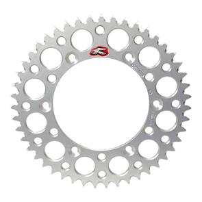 RENTHAL RE123U52050GYSI RENTHAL SPROCKET REAR SIL 50T ALLOY 7075 T6 GROOVED SUZ