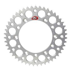 RENTHAL RE123U52051GYSI RENTHAL SPROCKET REAR SIL 51T ALLOY 7075 T6 GROOVED SUZ