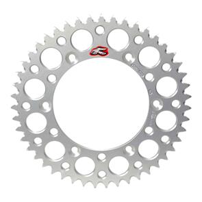 RENTHAL RE123U52052S RENTHAL SPROCKET REAR SIL 52T ALLOY 7075 T6 GROOVED SUZ