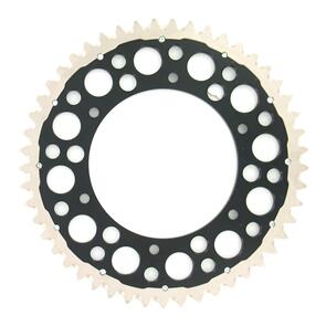 RENTHAL RE150052049GPBK RENTHAL SPROCKET TWINRING BLK 49T BI-METAL GROOVED