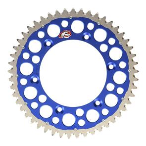 RENTHAL RE150052049GPBU RENTHAL SPROCKET TWINRING BLU 49T BI-METAL GROOVED PKD