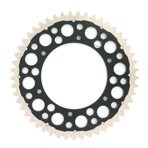 RENTHAL RE150052050GPBK RENTHAL SPROCKET TWINRING BLK 50T BI-METAL GROOVED