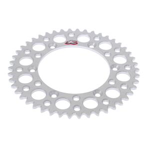 RENTHAL RE150U52046GBSI RENTHAL SPROCKET REAR SIL 46T ALLOY 7075 T6 GROOVED YAM