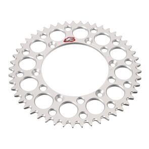 RENTHAL RE150U52049GBSI RENTHAL SPROCKET REAR SIL 49T ALLOY 7075 T6 GROOVED