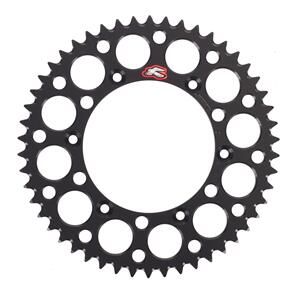 RENTHAL SPROCKET REAR BLK 50T ALLOY 7075 T6 GROOVED