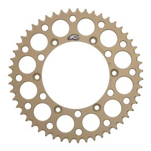 RENTHAL RE150U52051GBHA RENTHAL SPROCKET REAR HARD ANODISED 51T YAM