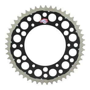 RENTHAL RE154052048GPBK RENTHAL SPROCKET TWINRING BLK 48T BI-METAL GROOVED PKD