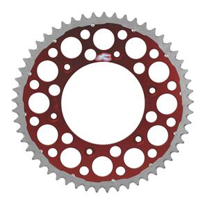 RENTHAL RE154052051GPRD RENTHAL SPROCKET TWINRING RED 51T BI-METAL GROOVED PKD