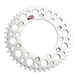 RENTHAL RE154U52044GRSI RENTHAL SPROCKET REAR SIL 44T ALLOY 7075 T6 GROOVED HON