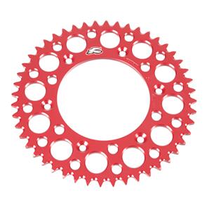 RENTHAL RE154U52048GRRD RENTHAL SPROCKET REAR RED 48T ALLOY 7075 T6 GROOVED