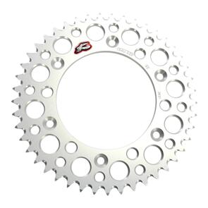 RENTHAL RE154U52048GRSI RENTHAL SPROCKET REAR SIL 48T ALLOY 7075 T6 GROOVED HON