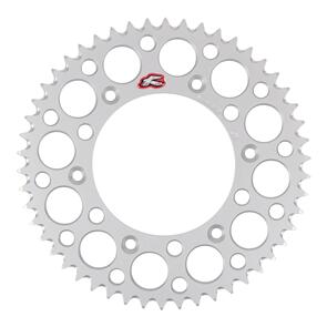 RENTHAL SPROCKET REAR SIL 50T ALLOY 7075 T6 GROOVED HON