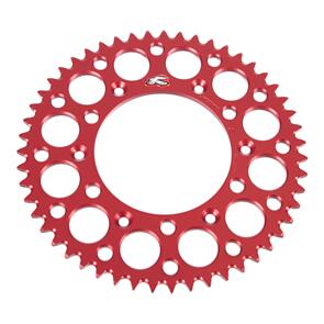 RENTHAL RE154U52051GRRD RENTHAL SPROCKET REAR RED 51T ALLOY 7075 T6 GROOVED