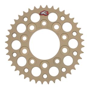 RENTHAL RE179U53040PHA RENTHAL SPROCKET REAR SIL 40T ALLOY 7075 T6 GROOVED HON