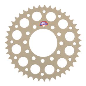 RENTHAL RE184U52543PHA RENTHAL SPROCKET REAR SIL 43T ALLOY 7075 T6 GROOVED KAW