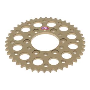 RENTHAL RE184U53044PHA RENTHAL SPROCKET REAR SIL 44T ALLOY 7075 T6 GROOVED KAW