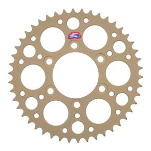 RENTHAL RE184U53046PHA RENTHAL SPROCKET REAR SIL 46T ALLOY 7075 T6 GROOVED KAW