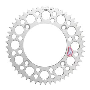 RENTHAL RE189U42055GRSI RENTHAL SPROCKET REAR SIL 55T ALLOY 7075 T6 GROOVED HON