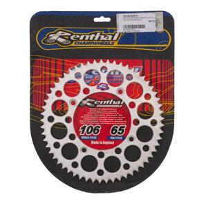 RENTHAL RE189U42857GRSI RENTHAL SPROCKET REAR SIL 57T ALLOY 7075 T6 GROOVED HON