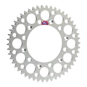 RENTHAL RE191U42053GESI RENTHAL SPROCKET REAR SIL 53T ALLOY 7075 T6 GROOVED KAW