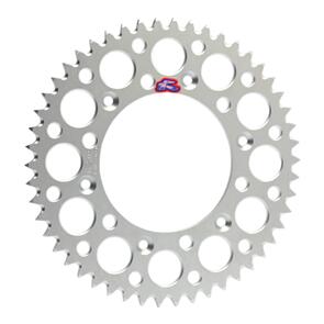 RENTHAL RE191U42053S RENTHAL SPROCKET REAR SIL 53T ALLOY 7075 T6 GROOVED KAW