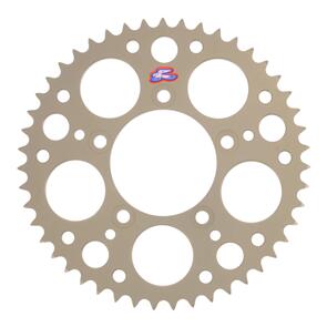 RENTHAL RE199U52547PHA RENTHAL SPROCKET REAR SIL 47T ALLOY 7075 T6 GROOVED SUZ