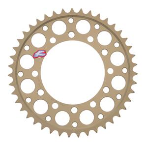 RENTHAL RE210U53043PHA RENTHAL SPROCKET REAR SIL 43T ALLOY 7075 T6 GROOVED KAW