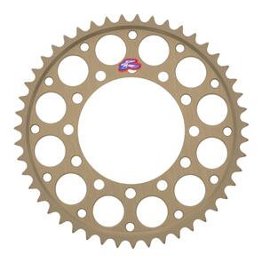 RENTHAL RE210U53047PHA RENTHAL SPROCKET REAR SIL 47T ALLOY 7075 T6 GROOVED KAW