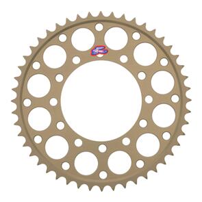 RENTHAL RE210U53248PHA RENTHAL SPROCKET REAR SIL 48T ALLOY 7075 T6 GROOVED KAW