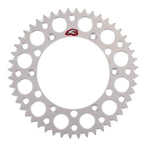 RENTHAL RE216U52048GPSI RENTHAL SPROCKET REAR SIL 48T ALLOY 7075 T6 GROOVED GAS