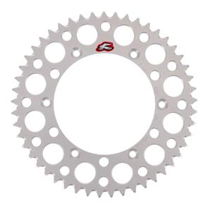 RENTHAL RE216U52049GPSI RENTHAL SPROCKET REAR SIL 49T ALLOY 7075 T6 GROOVED GAS