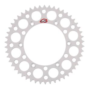 RENTHAL RE216U52050GPSI RENTHAL SPROCKET REAR SIL 50T ALLOY 7075 T6 GROOVED GAS