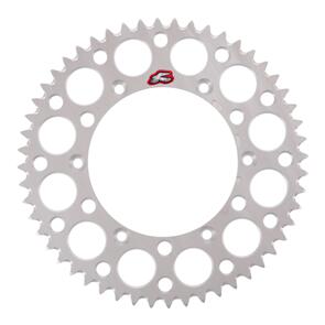 RENTHAL RE216U52052GPSI RENTHAL SPROCKET REAR SIL 52T ALLOY 7075 T6 GROOVED GAS