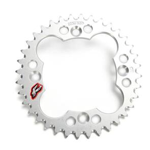 RENTHAL RE223U52037GPSI RENTHAL SPROCKET REAR SIL 37T ALLOY 7075 T6 GROOVED HON ATV