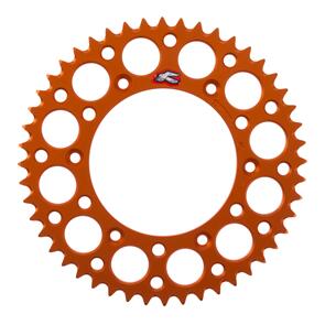 RENTHAL RE224U52048GPOR RENTHAL SPROCKET REAR ORG 48T ALLOY 7075 T6 GROOVED KTM