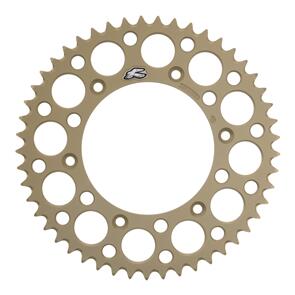 RENTHAL RE224U52049GPHA RENTHAL SPROCKET REAR HARD ANODISED 49T KHG GROOVED