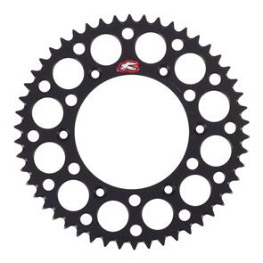 RENTHAL RE224U52050GPBK RENTHAL SPROCKET REAR BLK 50T ALLOY 7075 T6 GROOVED