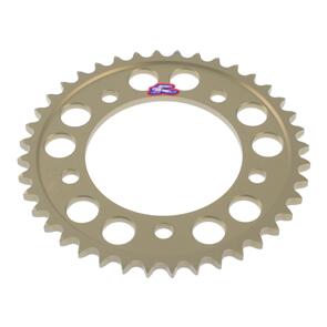 RENTHAL RE240U53040PHA RENTHAL SPROCKET REAR SIL 40T ALLOY 7075 T6 GROOVED HON