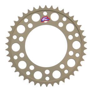 RENTHAL RE240U53041PHA RENTHAL SPROCKET REAR SIL 41T ALLOY 7075 T6 GROOVED HON