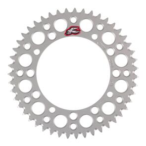 RENTHAL RE408U42047GESI RENTHAL SPROCKET REAR SIL 47T ALLOY 7075 T6 GROOVED