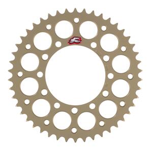 RENTHAL RE456U52046H RENTHAL SPROCKET REAR HARD ANODISED 46T GROOVED